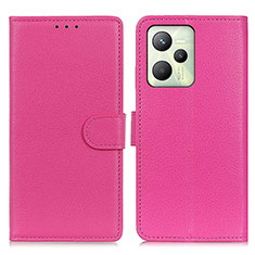 Handytasche Stand Schutzhülle Flip Leder Hülle A03D für Realme C35 Pink