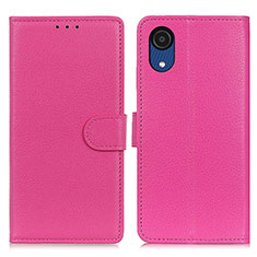 Handytasche Stand Schutzhülle Flip Leder Hülle A03D für Samsung Galaxy A03 Core Pink