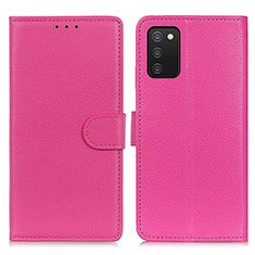 Handytasche Stand Schutzhülle Flip Leder Hülle A03D für Samsung Galaxy A03s Pink