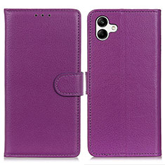 Handytasche Stand Schutzhülle Flip Leder Hülle A03D für Samsung Galaxy A04 4G Violett
