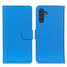 Handytasche Stand Schutzhülle Flip Leder Hülle A03D für Samsung Galaxy A04s Hellblau