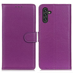 Handytasche Stand Schutzhülle Flip Leder Hülle A03D für Samsung Galaxy A04s Violett