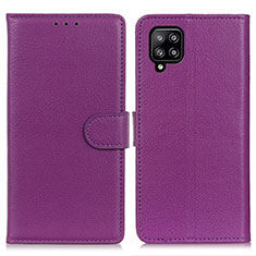 Handytasche Stand Schutzhülle Flip Leder Hülle A03D für Samsung Galaxy A22 4G Violett