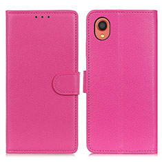 Handytasche Stand Schutzhülle Flip Leder Hülle A03D für Samsung Galaxy A22 5G SC-56B Pink