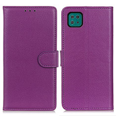 Handytasche Stand Schutzhülle Flip Leder Hülle A03D für Samsung Galaxy A22 5G Violett