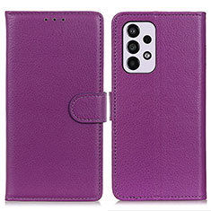 Handytasche Stand Schutzhülle Flip Leder Hülle A03D für Samsung Galaxy A33 5G Violett