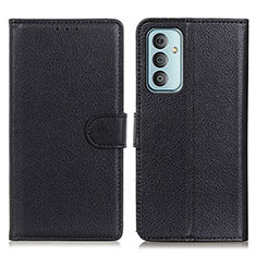 Handytasche Stand Schutzhülle Flip Leder Hülle A03D für Samsung Galaxy M23 5G Schwarz