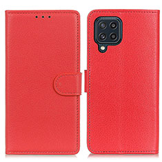 Handytasche Stand Schutzhülle Flip Leder Hülle A03D für Samsung Galaxy M32 4G Rot