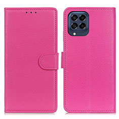 Handytasche Stand Schutzhülle Flip Leder Hülle A03D für Samsung Galaxy M53 5G Pink