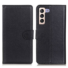 Handytasche Stand Schutzhülle Flip Leder Hülle A03D für Samsung Galaxy S24 5G Schwarz