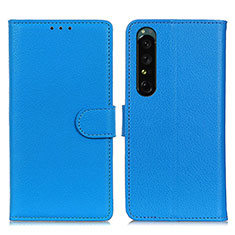 Handytasche Stand Schutzhülle Flip Leder Hülle A03D für Sony Xperia 1 IV SO-51C Hellblau