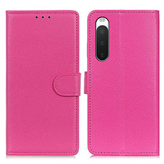 Handytasche Stand Schutzhülle Flip Leder Hülle A03D für Sony Xperia 10 IV Pink