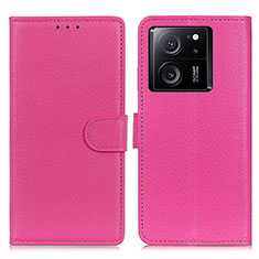 Handytasche Stand Schutzhülle Flip Leder Hülle A03D für Xiaomi Mi 13T 5G Pink