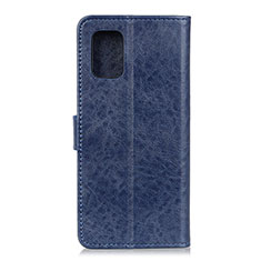 Handytasche Stand Schutzhülle Flip Leder Hülle A04D für Motorola Moto Edge S 5G Blau