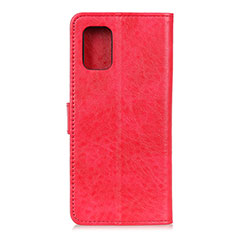 Handytasche Stand Schutzhülle Flip Leder Hülle A04D für Motorola Moto Edge S 5G Rot