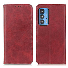 Handytasche Stand Schutzhülle Flip Leder Hülle A04D für Motorola Moto Edge S Pro 5G Rot