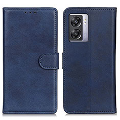 Handytasche Stand Schutzhülle Flip Leder Hülle A04D für Oppo A57 5G Blau