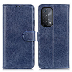 Handytasche Stand Schutzhülle Flip Leder Hülle A04D für Oppo A93 5G Blau