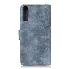 Handytasche Stand Schutzhülle Flip Leder Hülle A04D für Samsung Galaxy A02 Blau