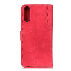 Handytasche Stand Schutzhülle Flip Leder Hülle A04D für Samsung Galaxy M02 Rot