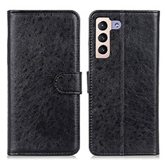 Handytasche Stand Schutzhülle Flip Leder Hülle A04D für Samsung Galaxy S21 FE 5G Schwarz