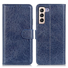 Handytasche Stand Schutzhülle Flip Leder Hülle A04D für Samsung Galaxy S22 5G Blau