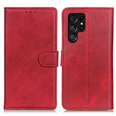 Handytasche Stand Schutzhülle Flip Leder Hülle A04D für Samsung Galaxy S24 Ultra 5G Rot