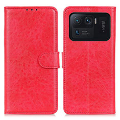 Handytasche Stand Schutzhülle Flip Leder Hülle A04D für Xiaomi Mi 11 Ultra 5G Rot