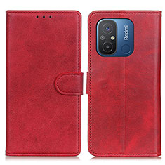 Handytasche Stand Schutzhülle Flip Leder Hülle A04D für Xiaomi Redmi 12C 4G Rot
