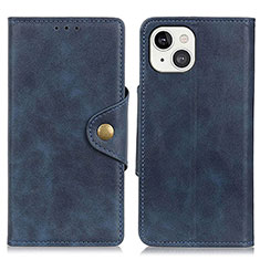 Handytasche Stand Schutzhülle Flip Leder Hülle A05 für Apple iPhone 13 Mini Blau