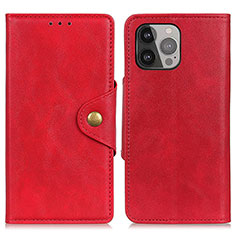 Handytasche Stand Schutzhülle Flip Leder Hülle A05 für Apple iPhone 14 Pro Max Rot