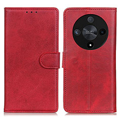 Handytasche Stand Schutzhülle Flip Leder Hülle A05D für Huawei Honor X9b 5G Rot