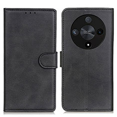 Handytasche Stand Schutzhülle Flip Leder Hülle A05D für Huawei Honor X9b 5G Schwarz