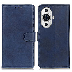 Handytasche Stand Schutzhülle Flip Leder Hülle A05D für Huawei Nova 11 Blau