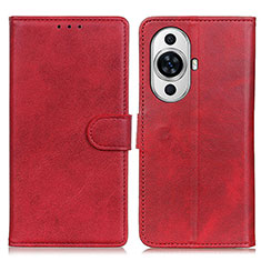 Handytasche Stand Schutzhülle Flip Leder Hülle A05D für Huawei Nova 11 Pro Rot