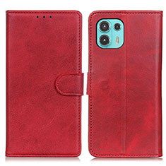 Handytasche Stand Schutzhülle Flip Leder Hülle A05D für Motorola Moto Edge 20 Lite 5G Rot