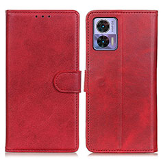 Handytasche Stand Schutzhülle Flip Leder Hülle A05D für Motorola Moto Edge 30 Lite 5G Rot