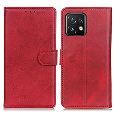 Handytasche Stand Schutzhülle Flip Leder Hülle A05D für Motorola Moto Edge 40 Pro 5G Rot