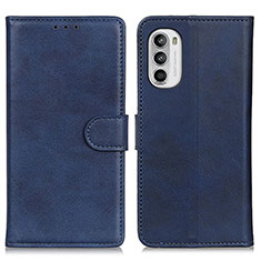 Handytasche Stand Schutzhülle Flip Leder Hülle A05D für Motorola MOTO G52 Blau