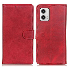 Handytasche Stand Schutzhülle Flip Leder Hülle A05D für Motorola Moto G73 5G Rot