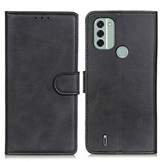 Handytasche Stand Schutzhülle Flip Leder Hülle A05D für Nokia C31 Schwarz