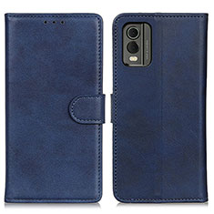 Handytasche Stand Schutzhülle Flip Leder Hülle A05D für Nokia C32 Blau