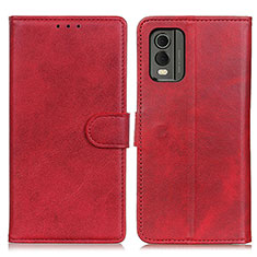 Handytasche Stand Schutzhülle Flip Leder Hülle A05D für Nokia C32 Rot