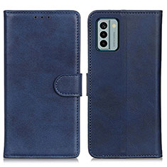 Handytasche Stand Schutzhülle Flip Leder Hülle A05D für Nokia G22 Blau