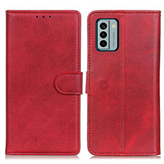 Handytasche Stand Schutzhülle Flip Leder Hülle A05D für Nokia G22 Rot