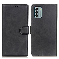 Handytasche Stand Schutzhülle Flip Leder Hülle A05D für Nokia G22 Schwarz