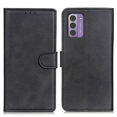 Handytasche Stand Schutzhülle Flip Leder Hülle A05D für Nokia G310 5G Schwarz