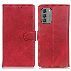 Handytasche Stand Schutzhülle Flip Leder Hülle A05D für Nokia G400 5G Rot