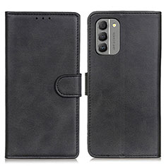 Handytasche Stand Schutzhülle Flip Leder Hülle A05D für Nokia G400 5G Schwarz