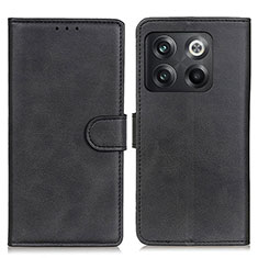 Handytasche Stand Schutzhülle Flip Leder Hülle A05D für OnePlus 10T 5G Schwarz